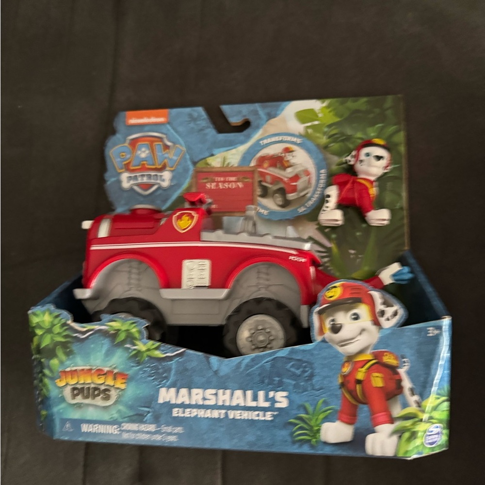 PAW Patrol Jungle Pups Marshall's Red Elephant Vehicle